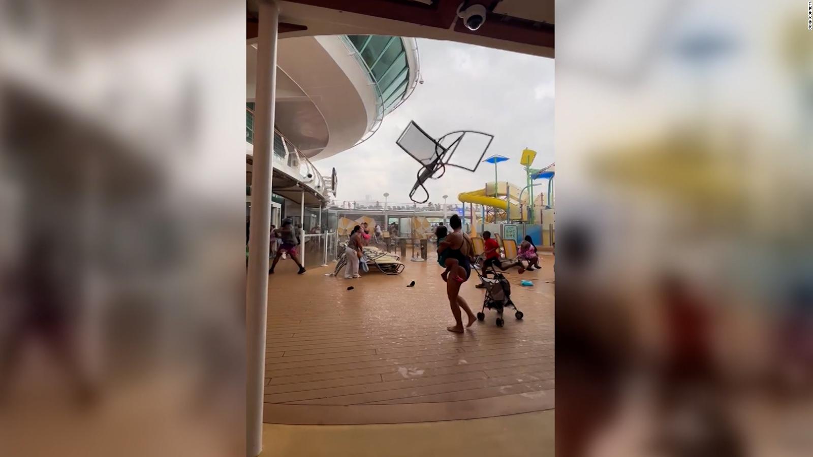 storm on cruise ship in port canaveral