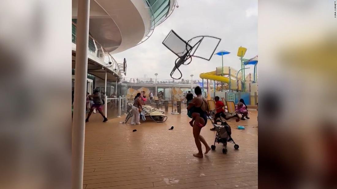 storm on cruise ship in port canaveral