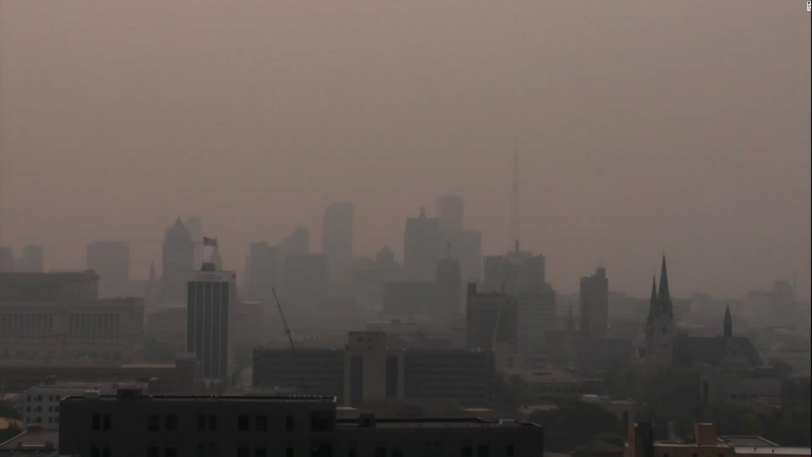 Ciudades De Ee Uu Se Nublan Por El Humo De Los Incendios En Canadá