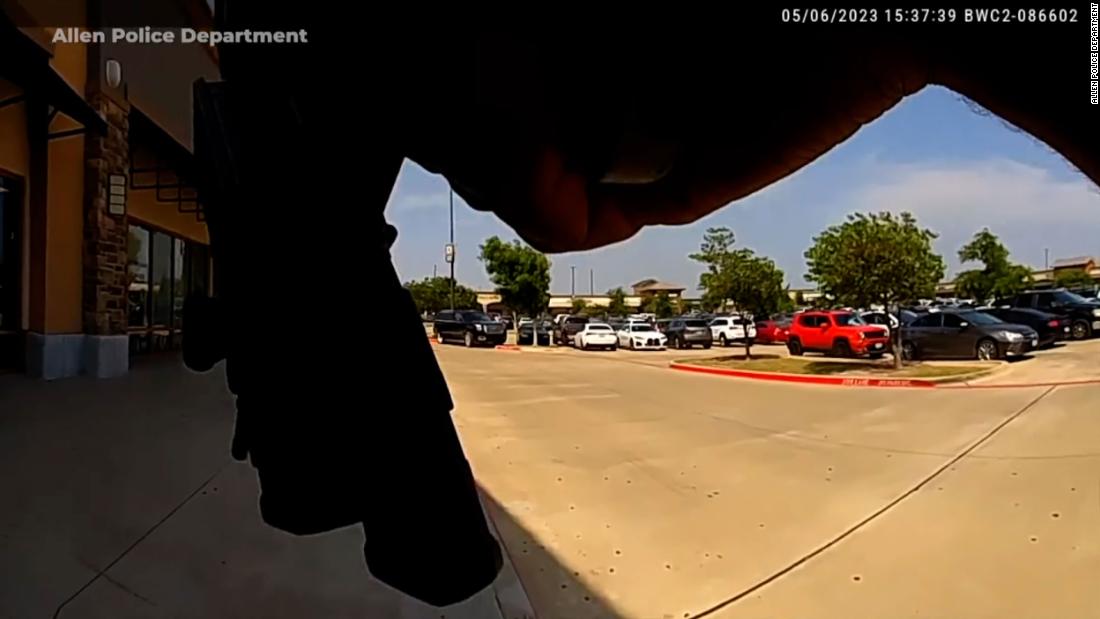 Video: Bodycam Shows The Moment Allen Police Officer Heard Gunshots And ...