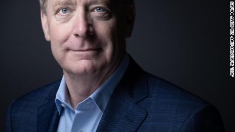 Microsoft&#39;s vice chair and president Brad Smith poses for a photo session at the Palais Brongniart during the fifth edition of the Paris Peace Forum, in Paris, on November 12, 2022. (Photo by JOEL SAGET / AFP) (Photo by JOEL SAGET/AFP via Getty Images)