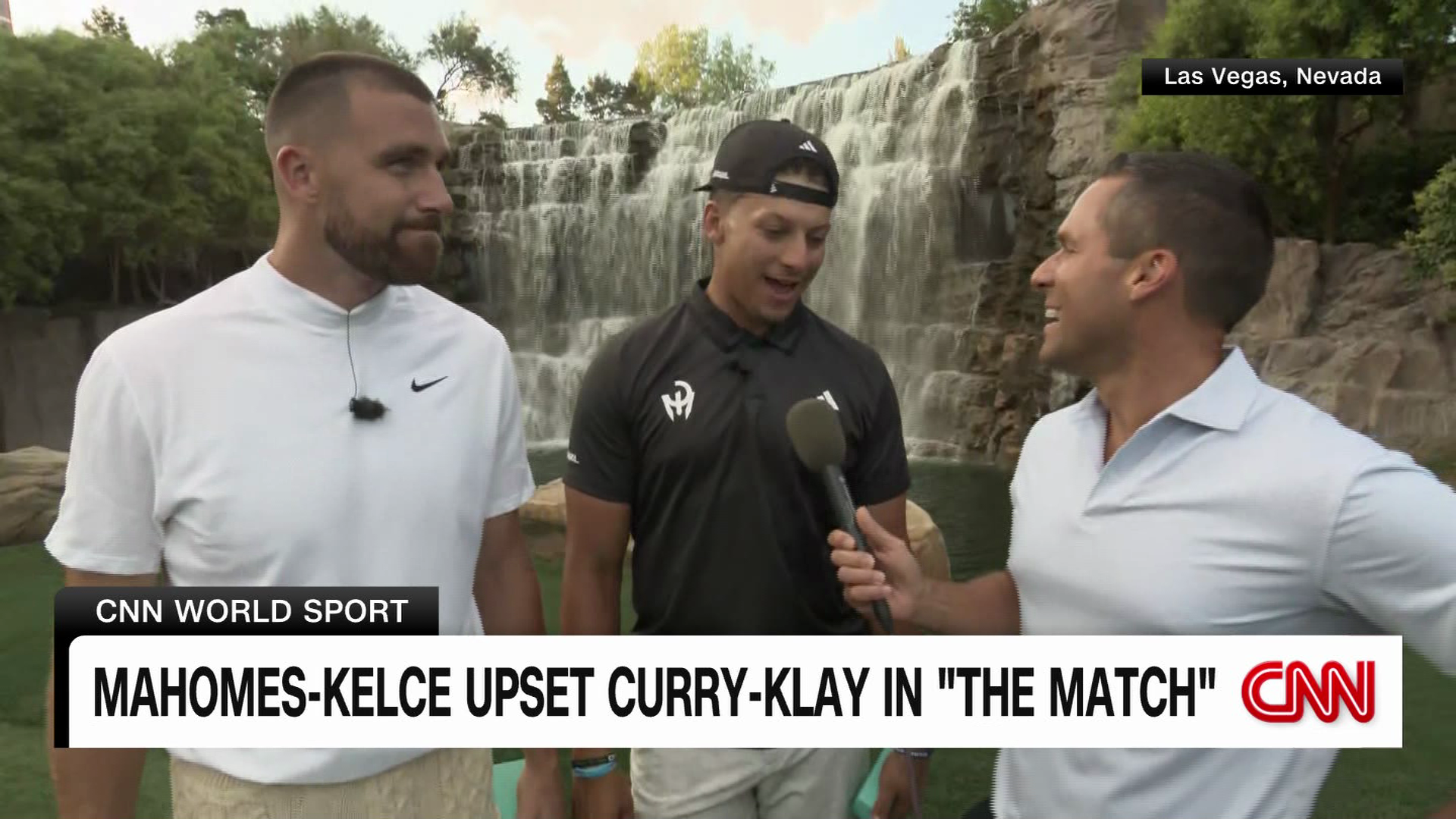 Mahomes-Kelce upset Curry-Klay in 'The Match' - CNN Video