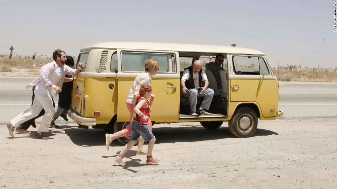 Arkin, seen in the van, won a best supporting actor Oscar for his role in the 2006 film &quot;Little Miss Sunshine.&quot;