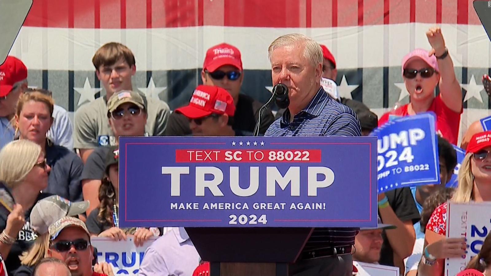 Watch Lindsey Graham booed at Trump rally in his home state CNN Video