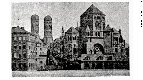 The Munich synagogue before its destruction in June 1938