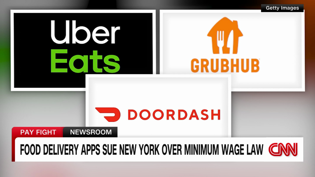 Doordash, Grubhub And Uber Eats Sue New York City Over Minimum Wage Law ...