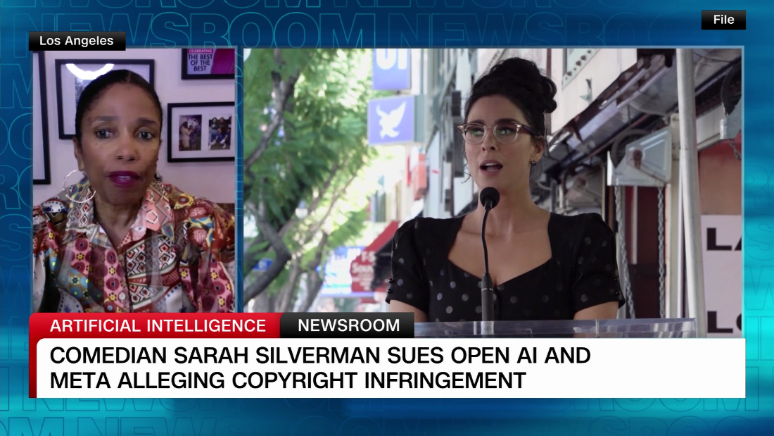 Video: Comedian Sarah Silverman sues Open AI and Meta, alleging ...