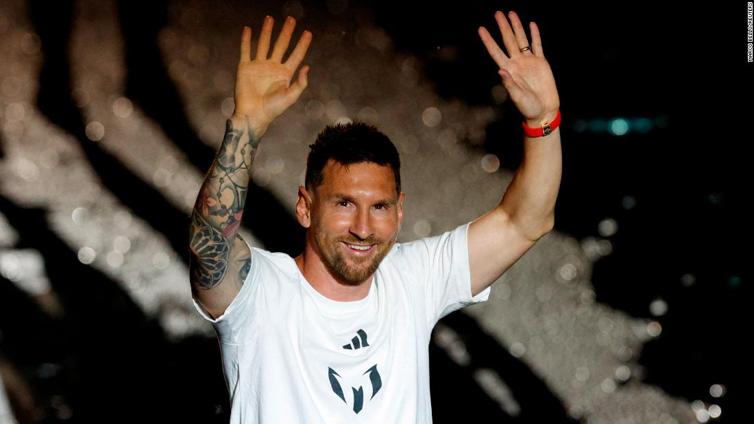 Messi waves to Inter Miami fans during his &lt;a href=&quot;https://www.cnn.com/2023/07/17/sport/lionel-messi-inter-miami-unveil-spt-intl/index.html&quot; target=&quot;_blank&quot;&gt;unveiling ceremony&lt;/a&gt; in July 2023. He signed a contract with the club until the end of the 2025 MLS season. According to multiple reports, Messi&#39;s new deal includes an option for part-ownership of the club and a cut of revenue from new subscribers to Apple TV&#39;s MLS Season Pass streaming service.