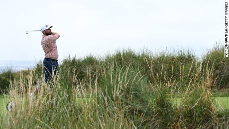 Tiny endangered toad halts play at Open Championship