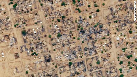 Satellite imagery and fire detection data from June 2, 2023 shows that six other towns and villages in West Darfur, including Molle, Murnei, and Gokor, have been burned down.