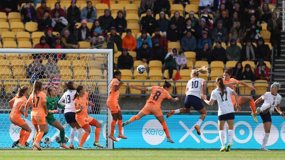 Horan&#39;s header tied the match after the Dutch took an early lead.