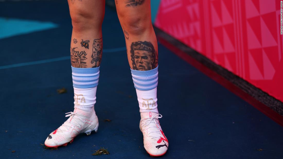 Argentina striker Yamila Rodriguez has &lt;a href=&quot;https://www.cnn.com/2023/07/26/sport/yamila-rodriguez-defends-cristiano-ronaldo-tattoo-spt-intl/index.html&quot; target=&quot;_blank&quot;&gt;received criticism for her Cristiano Ronaldo tattoo&lt;/a&gt;, the rival of Argentina star Lionel Messi.