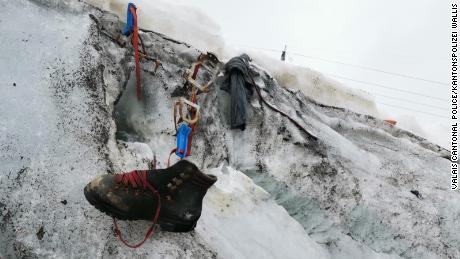 Melting ice reveals remains of climber lost on glacier 37 years ago