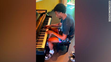 LeBron James shares video of son Bronny playing piano after cardiac arrest