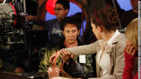 Paul Reubens on the set of &quot;Pushing Daisies.&quot;