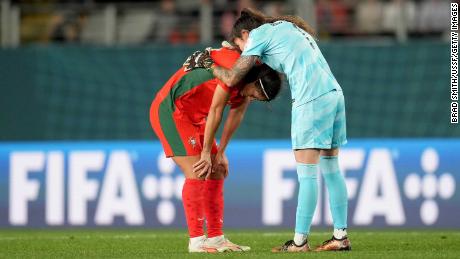 It was heartbreak for Portugal&#39;s players at full time.