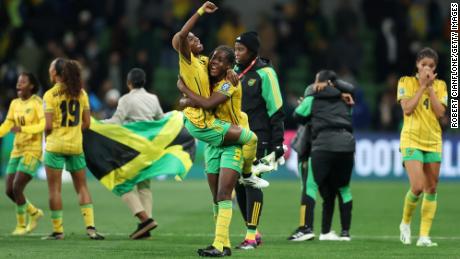 Jamaica&#39;s qualification sparked jubilant scenes of celebration.
