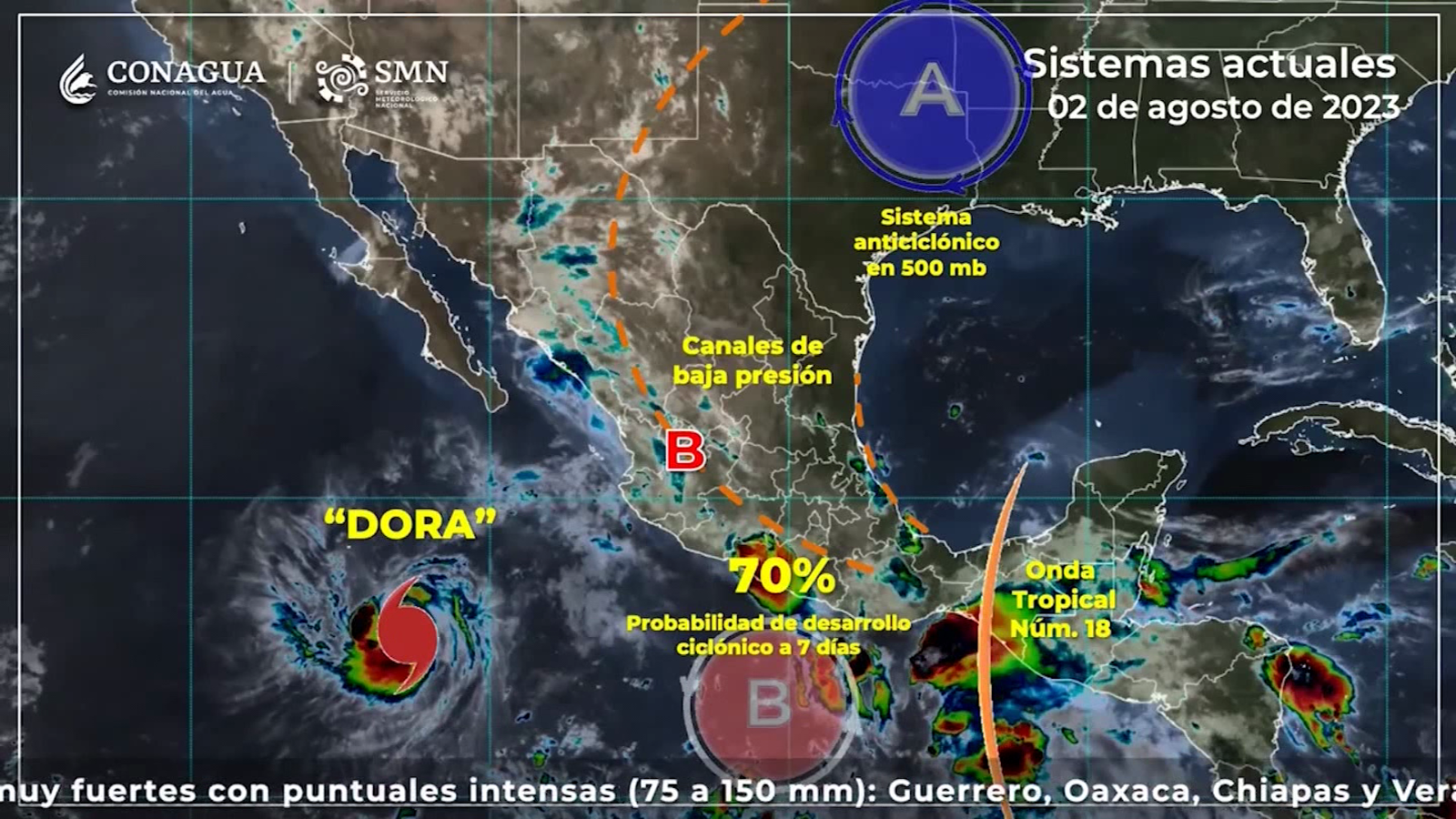 Dora Ya Es Huracán Y Este Es El Pronóstico De Posibles Afectaciones ...