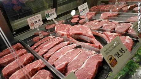 Beef prices rose in July.