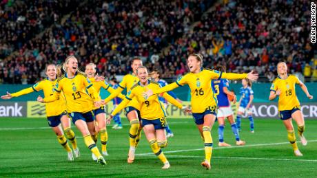 Sweden has now beaten the US and Japan in the knockout stages. 