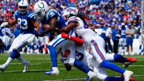 Hamlin (3) featured in the Bills&#39; preseason game against the Indianapolis Colts.