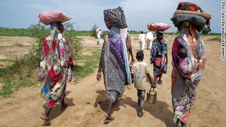 The UN reports increased incidents of gender-based violence among internally displaced Sudanese populations. 