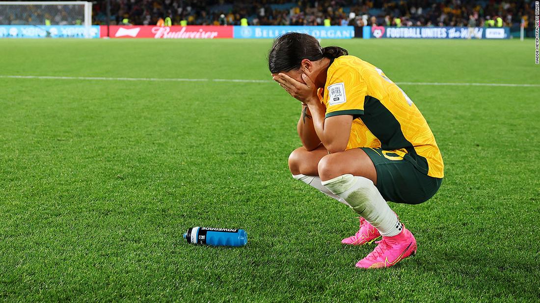 Australian star Sam Kerr did everything she could to carry the Matildas, but it wasn&#39;t enough as her team fell 3-1 to England in the semifinals.