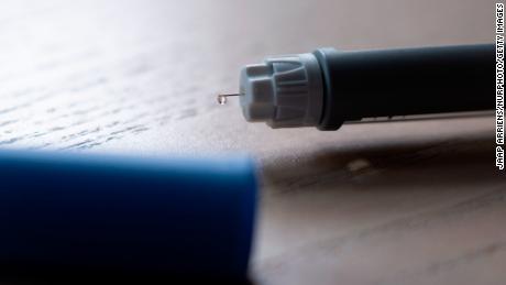 An Ozempic injection pen