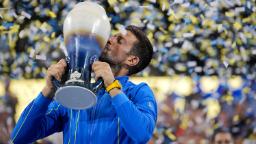 230821105225 novak djokovic rookwood cup hp video Djokovic edges past Alcaraz in Cincinnati to capture first tournament title in return to US soil