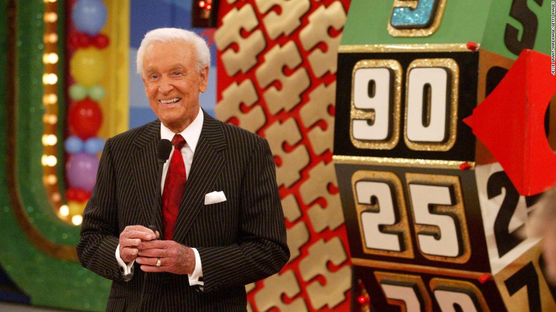 Bob Barker is seen during the premiere for the 34th season of &quot;The Price is Right&quot; in June 2005. Over the years, the CBS show became part of the American fabric, with Barker&#39;s amiability a primary reason. 