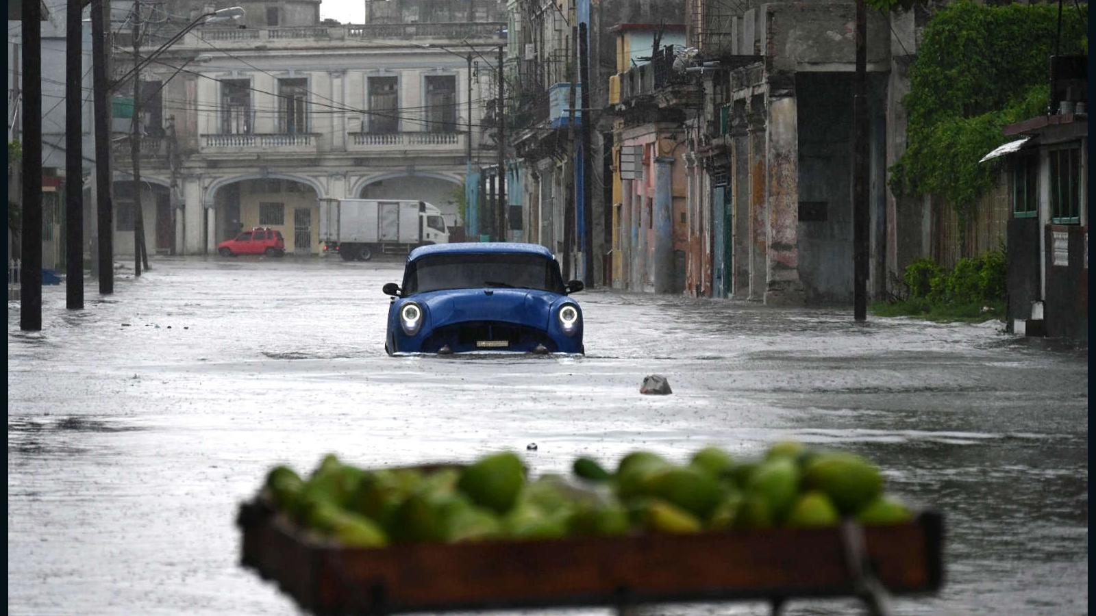 Las imágenes más impresionantes del impacto del ciclón Idalia en Cuba