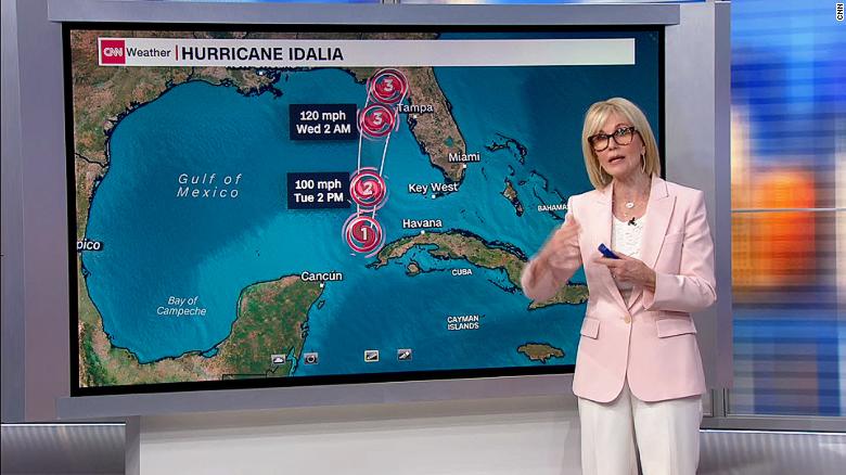 Idalia is now a hurricane. See the latest forecast 