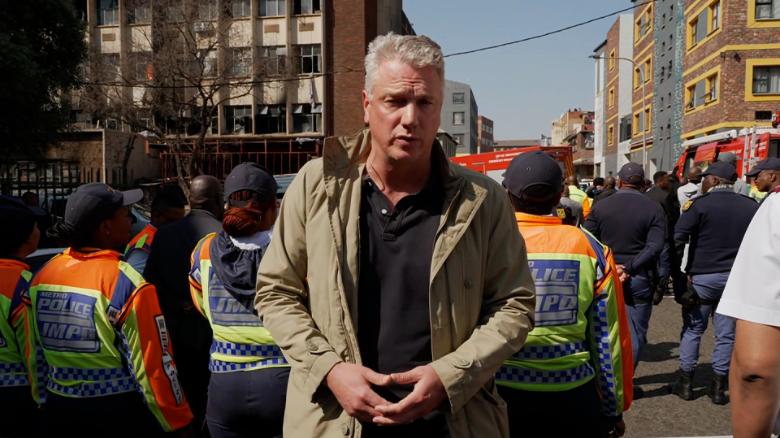CNN on scene of deadly Johannesburg fire
