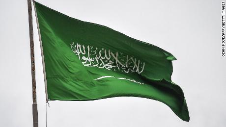 The Saudi flag.