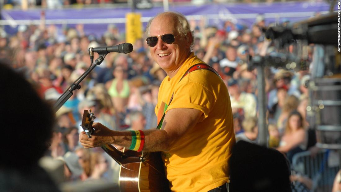 Jimmy Buffett performs at the 2006 New Orleans Jazz &amp;amp; Heritage Festival.