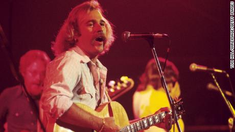 Singer-songwriter Jimmy Buffett performs with The Coral Reefer Band at The Omni Coliseum on September 4, 1976 in Atlanta, Georgia.