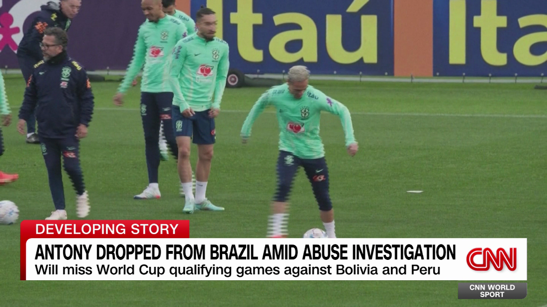 Antony dropped from Brazil amid abuse investigation