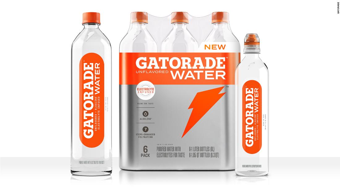 Gatorade’s newest drink: Water