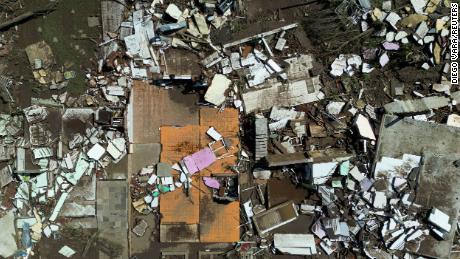 Debris from houses affected by floods in Mucum, Rio Grande do Sul, Brazil, September 6, 2023. 