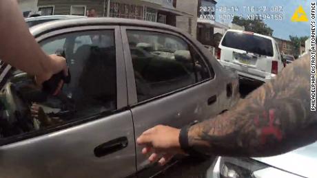 The Philadelphia District Attorney&#39;s office has released unedited body camera footage showing an officer firing into Eddie Irizarry&#39;s car through the driver&#39;s side window, roughly five seconds after exiting a police car and approaching Irizarry&#39;s vehicle.