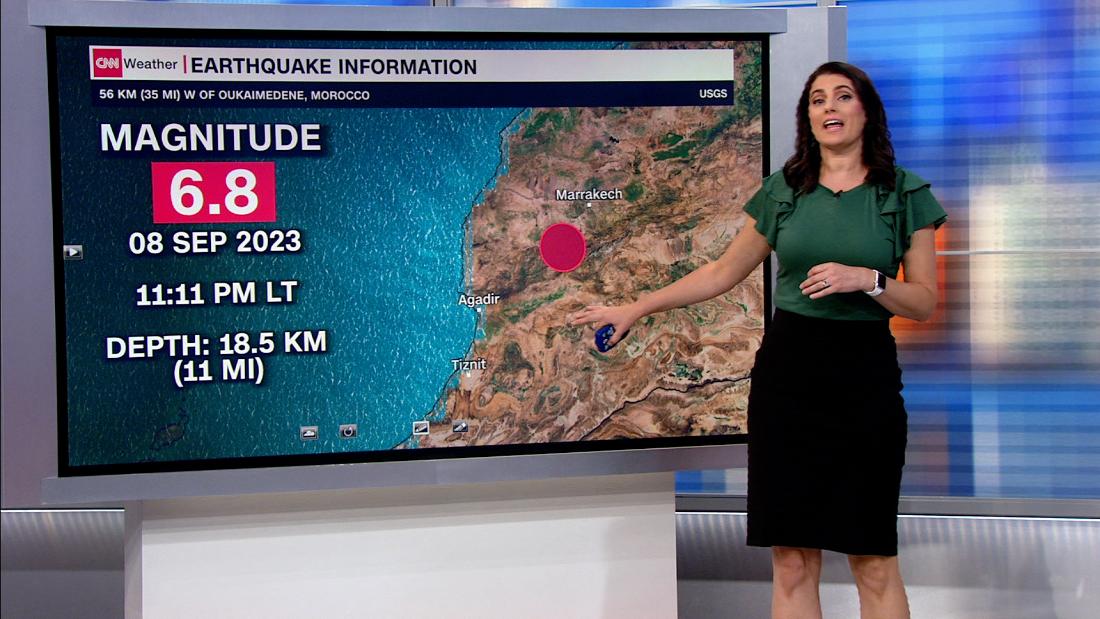 CNN meteorologist: Morocco quake was ‘very rare in this area’