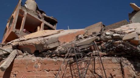 See destruction of village in Morocco after deadly earthquake