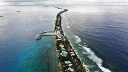 230911122852 tuvalu aerial view file hp video Island states seek climate protection from Law of the Sea