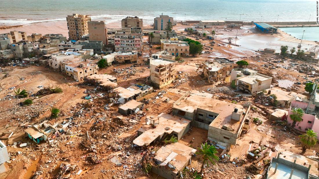 Derna, la ciudad de Libia que el agua borró y ahora parece una zona de ...