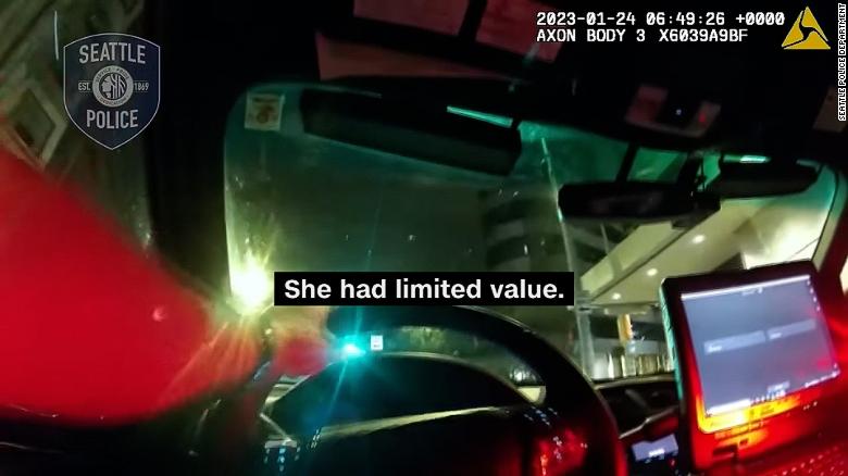 Bodycam catches cop laughing about woman who died from being hit by cop car