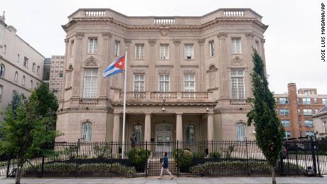 The Cuban Embassy is seen in Washington, September 25, 2023. 