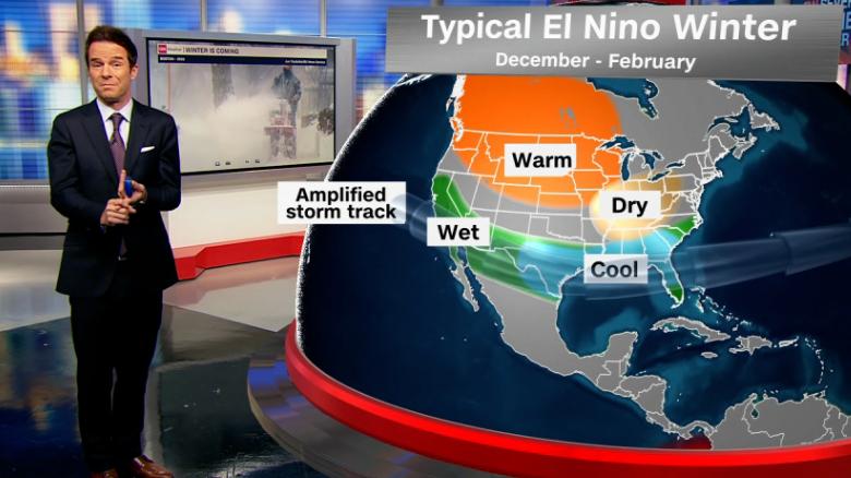 This is what El Niño means for the US this winter