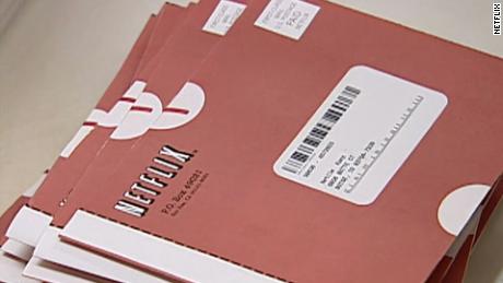 A mailing envelope for a Netflix DVD.