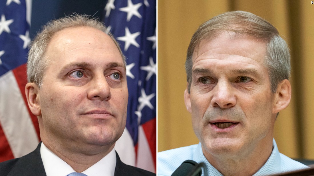 October 10, 2023 - Jim Jordan and Steve Scalise run to replace