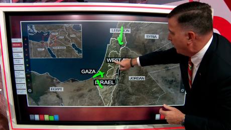 Map shows where Israeli forces will face challenges in Gaza